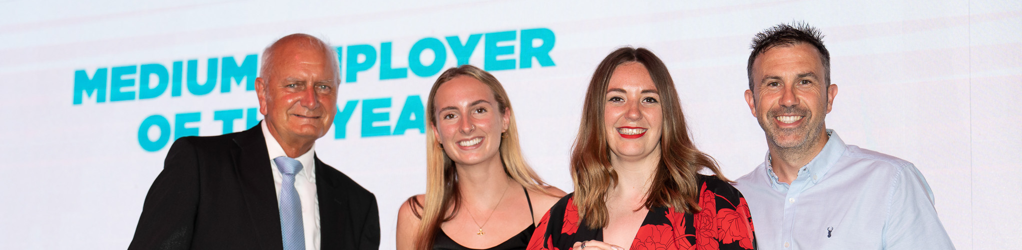 Award winners on stage