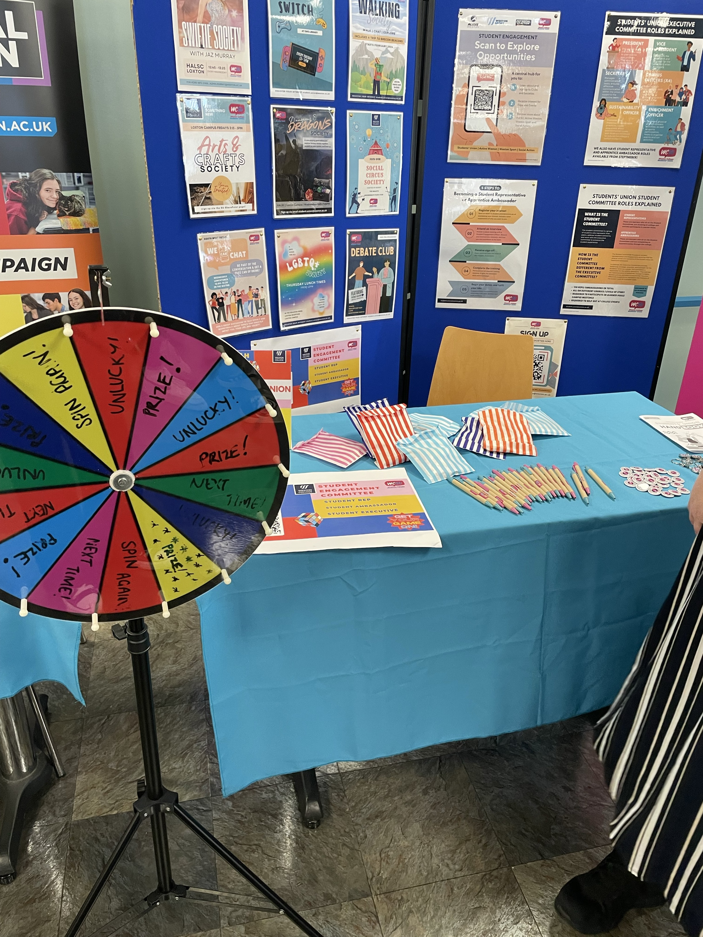 Freshers’ Fair: Interactive Fun at Every Stall | Weston College