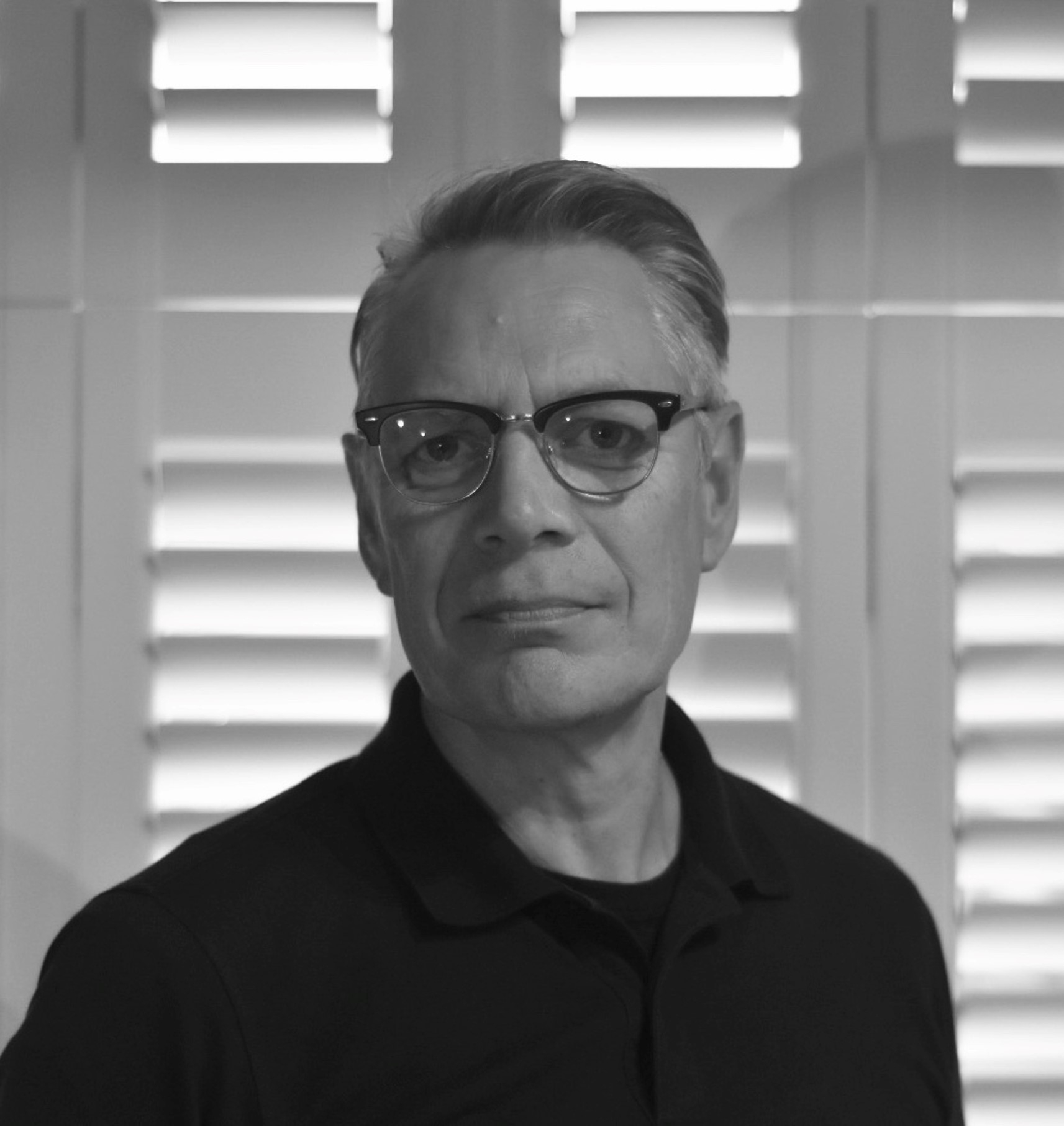 Steve Mostyn staring at the camera