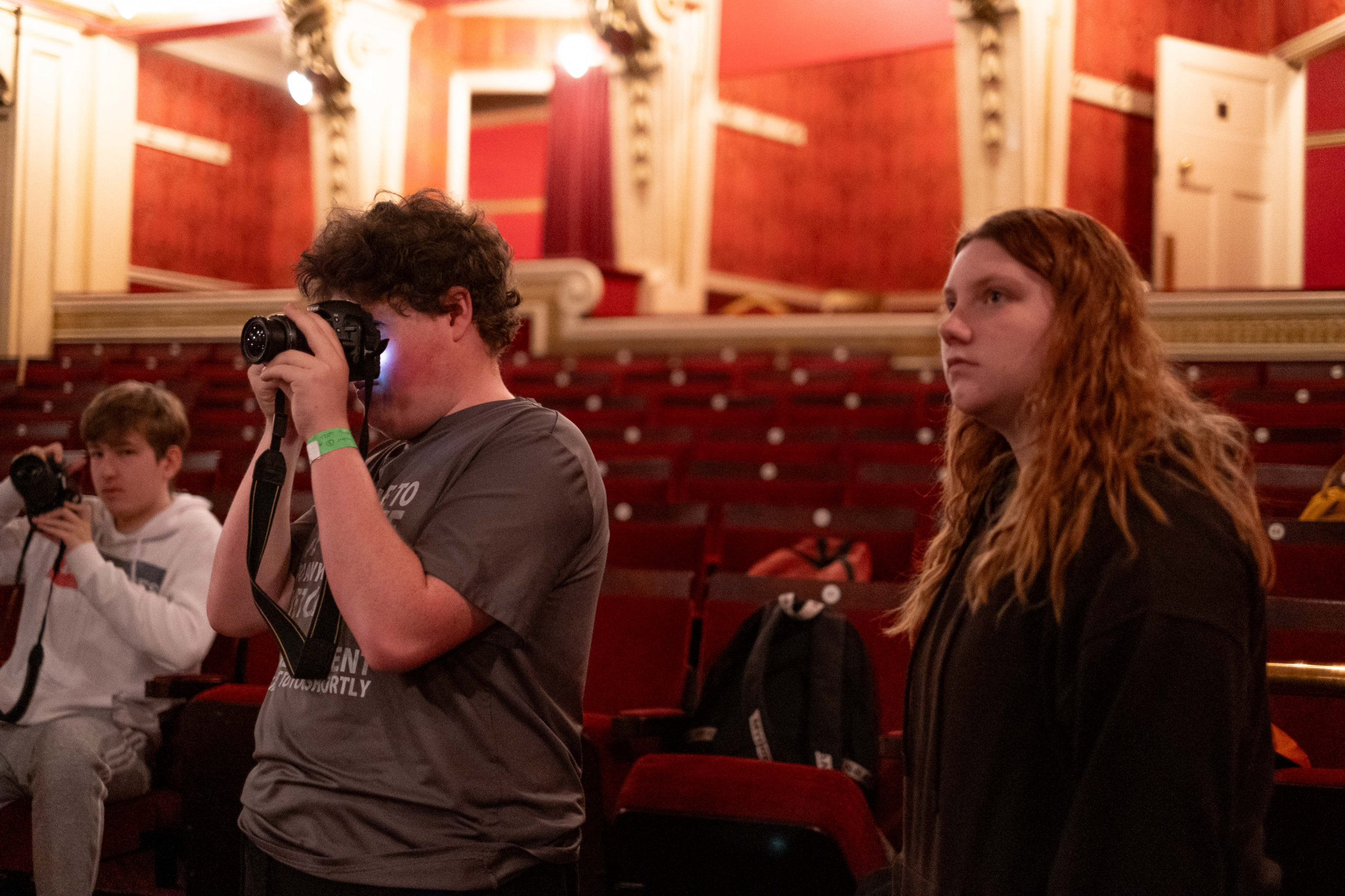 Photography Learners Taking Photos at Bristol Hippodrome