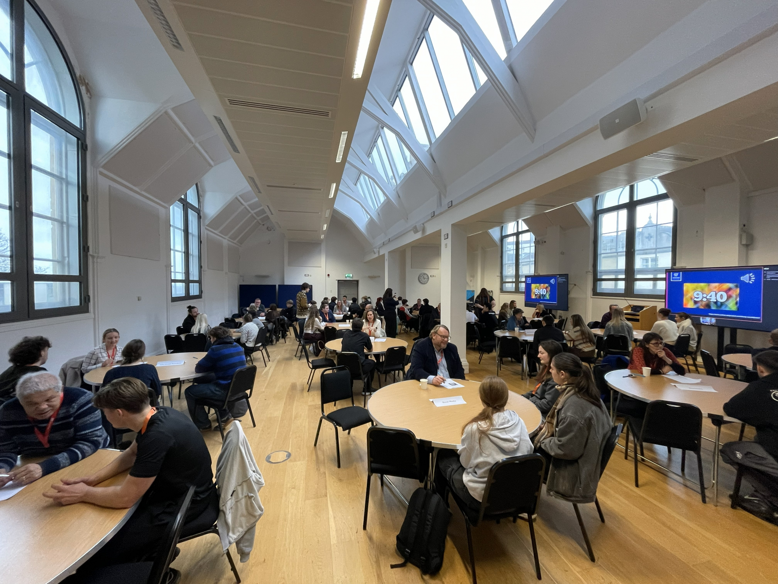 Learners engaging with employers