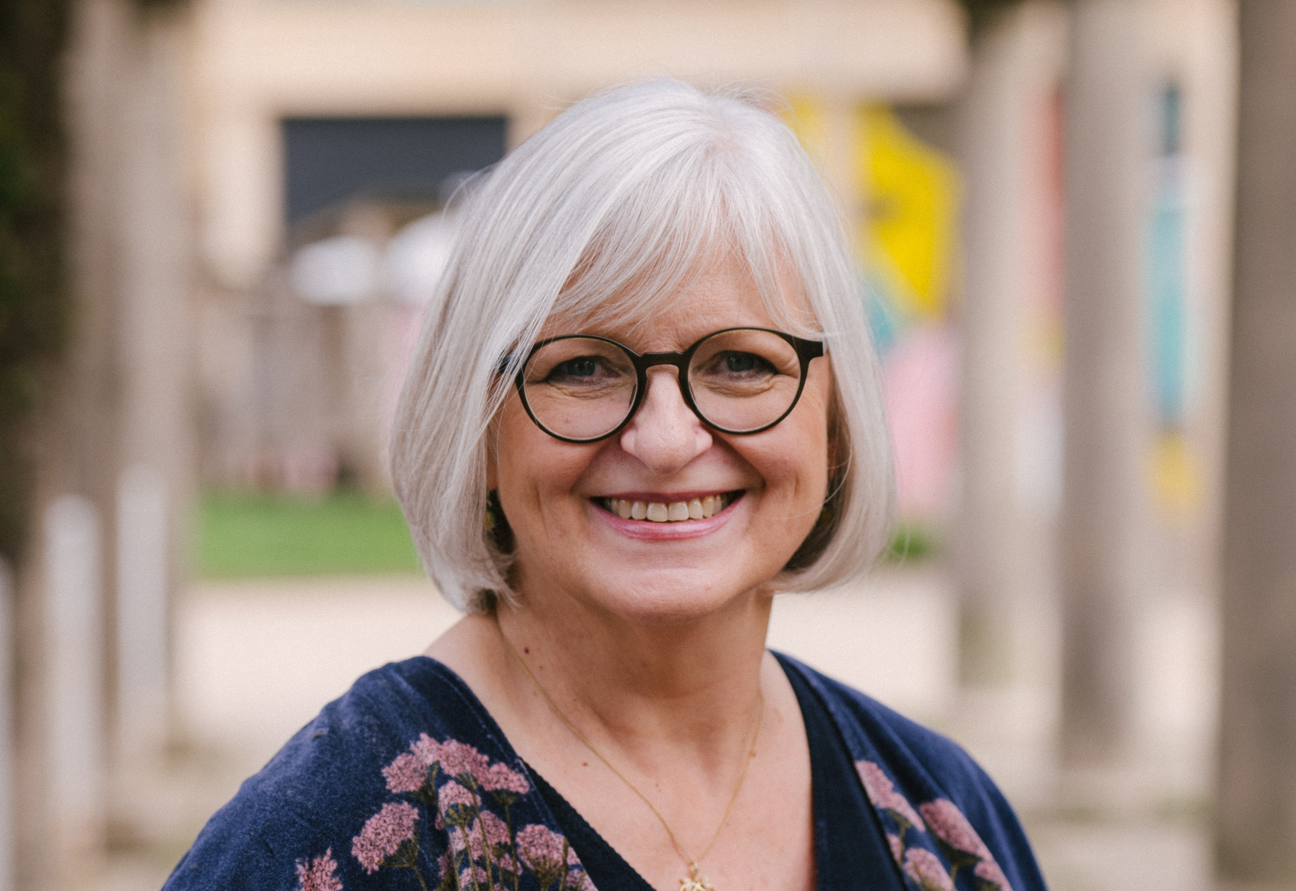 Jane Hadfield smiling at the camera