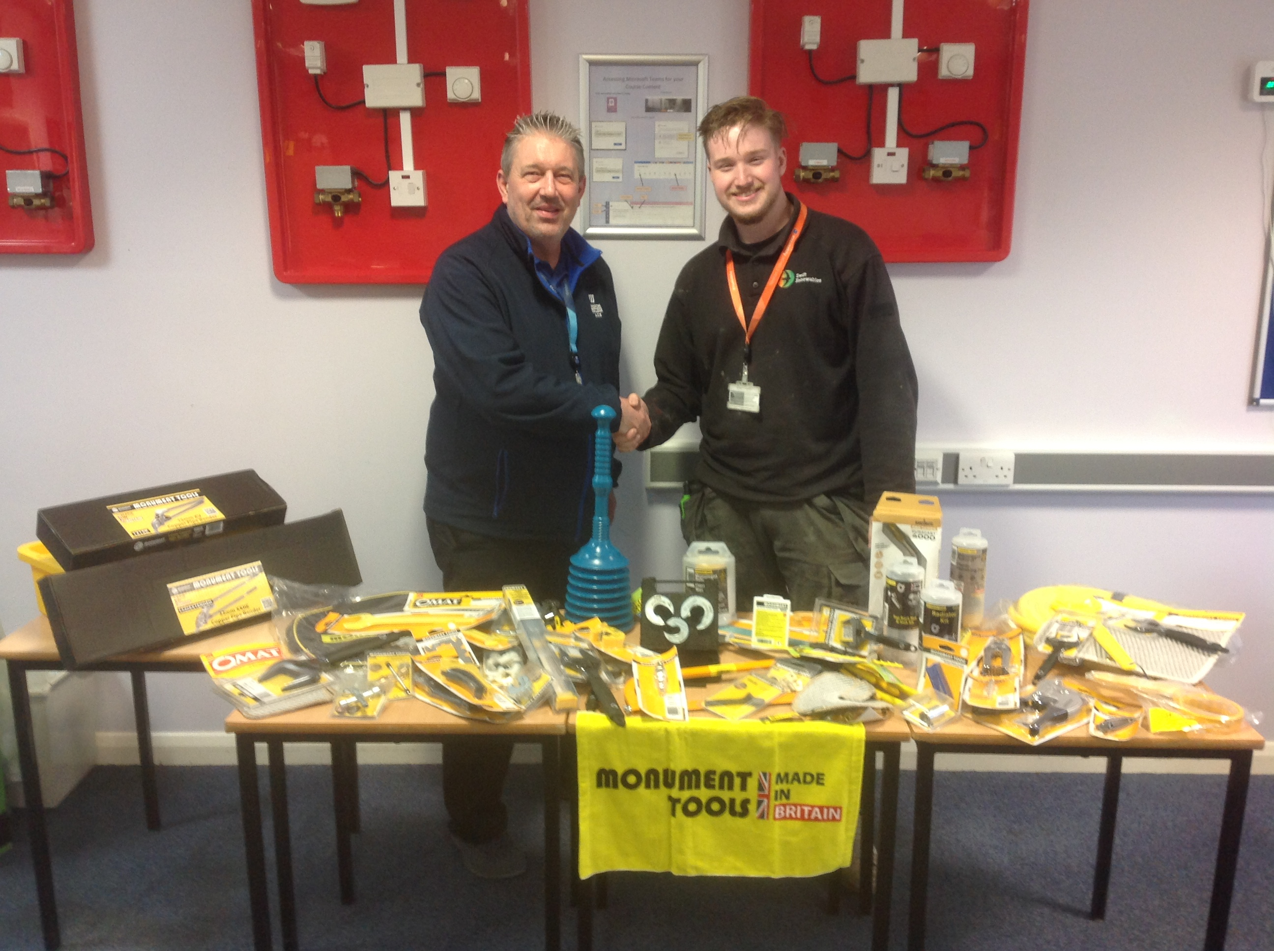 Jack winning many monument tools