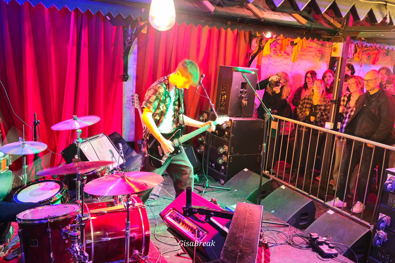 Student band performing at the Brit Bar