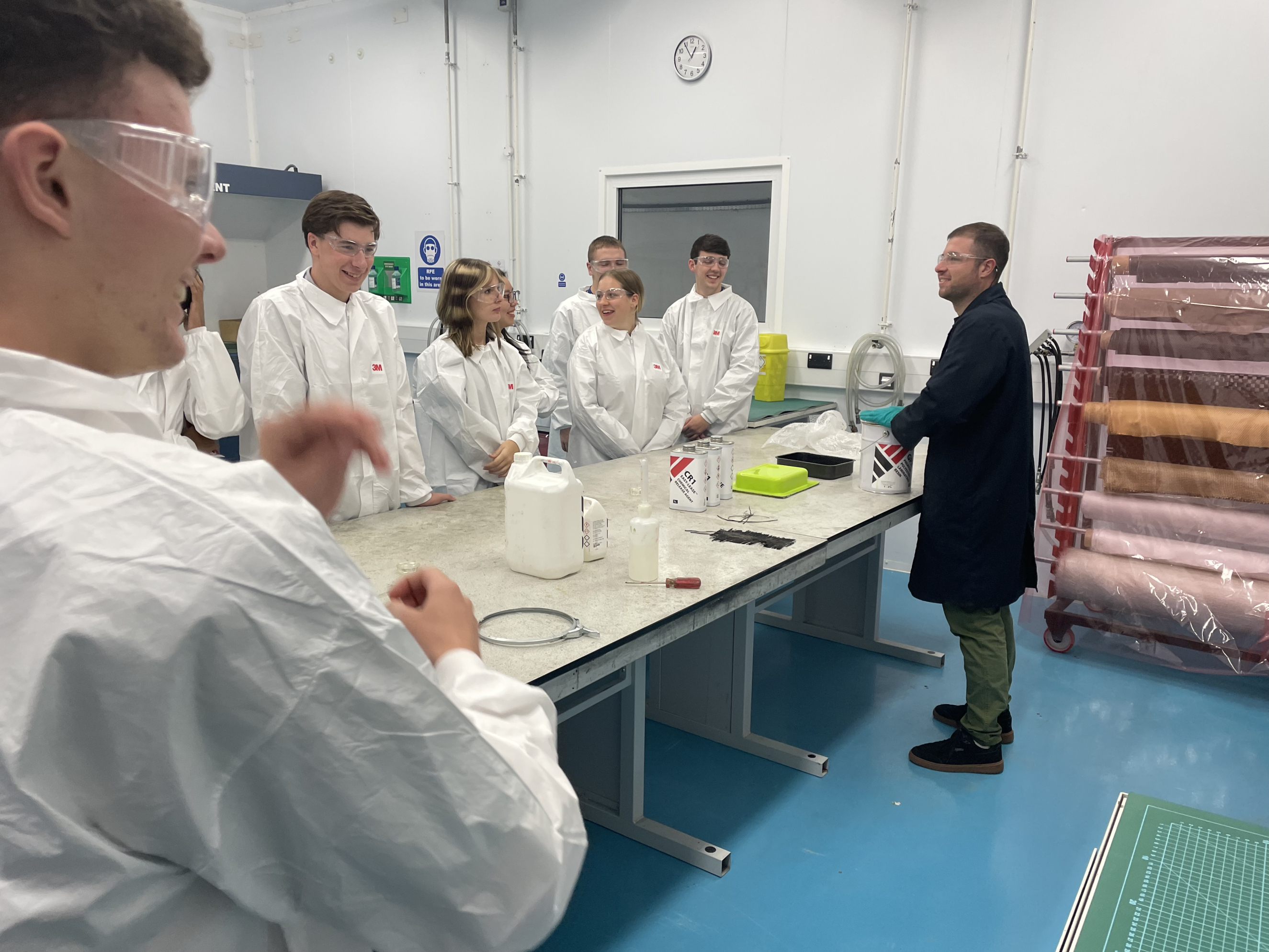 Learners take part in practical at AMTEC