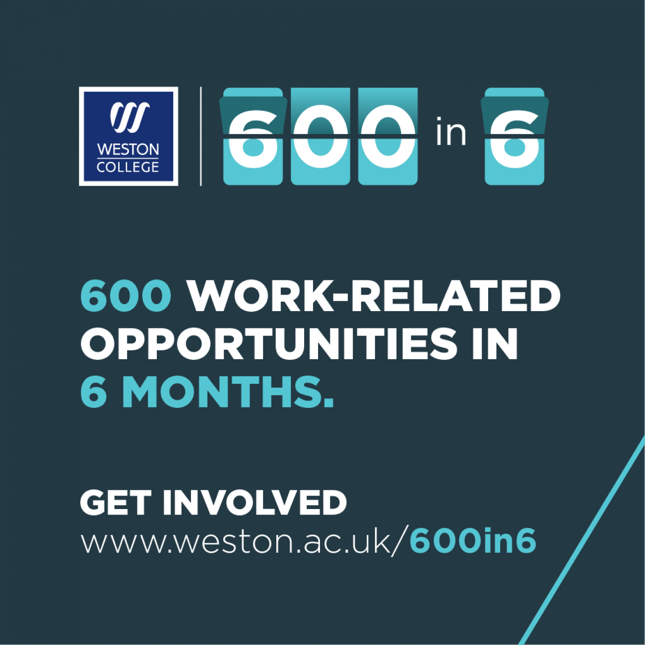 600 in 6 get involved