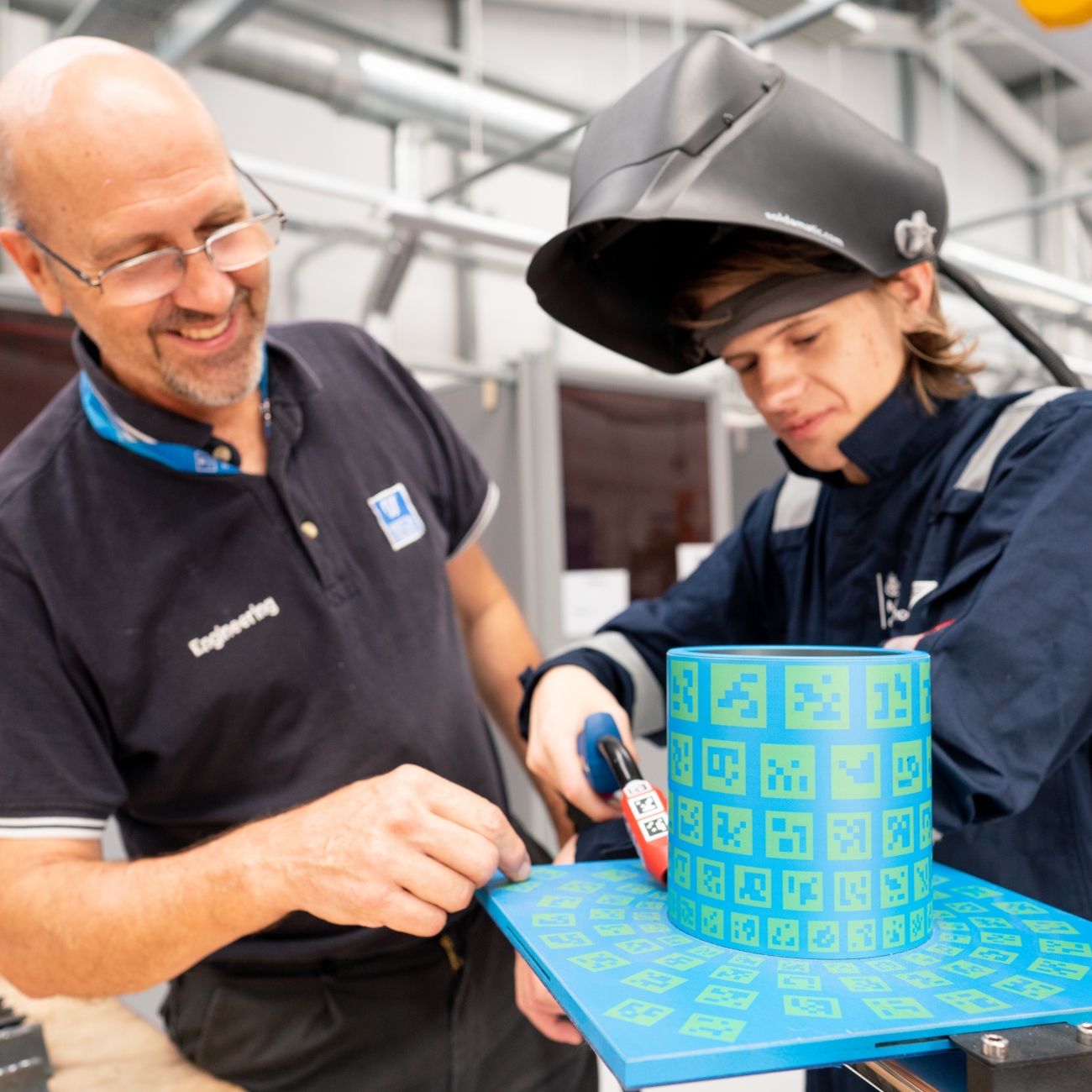 Welding learner Weston College WEIoT