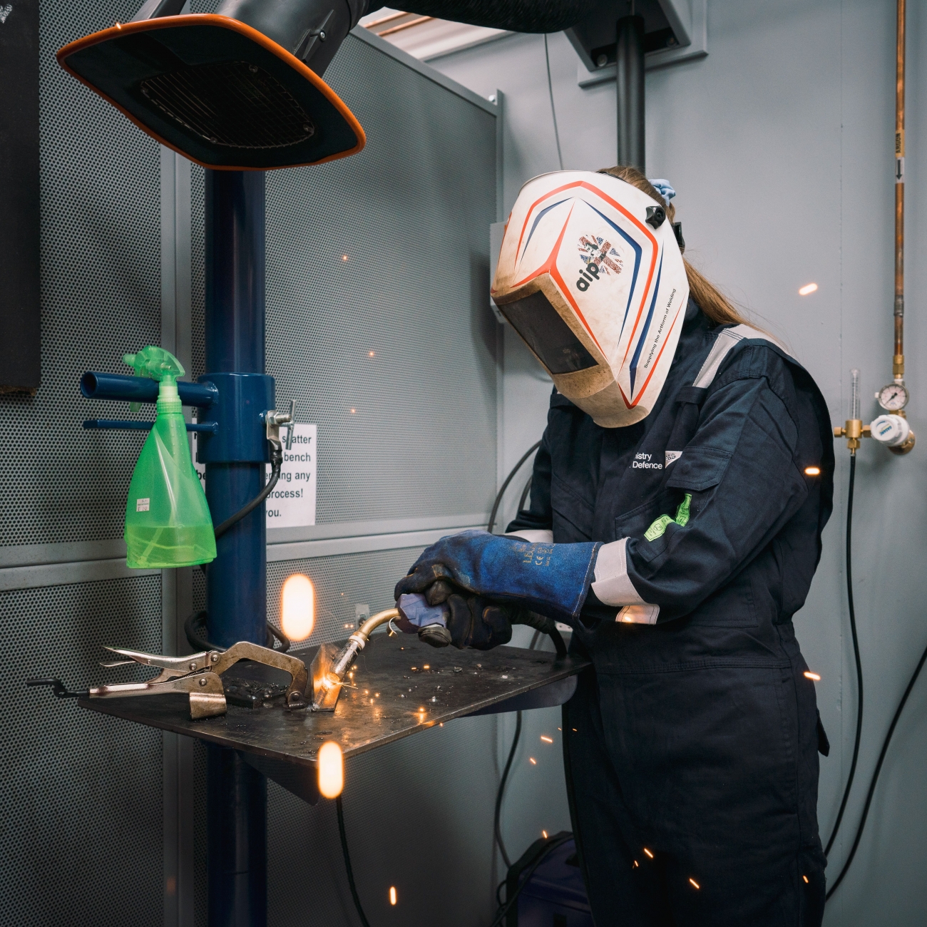 Welding training facility