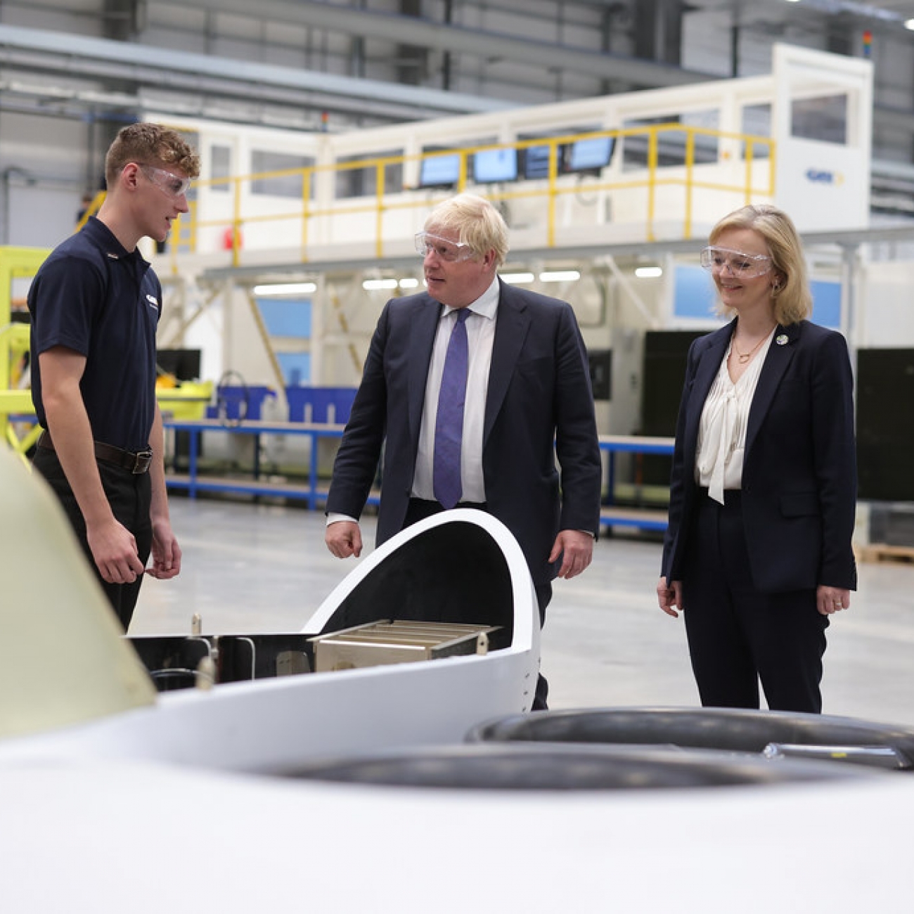 boris johnson with learners