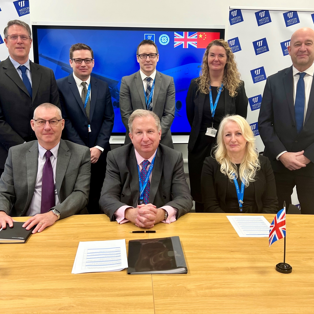 Weston College staff sign contract