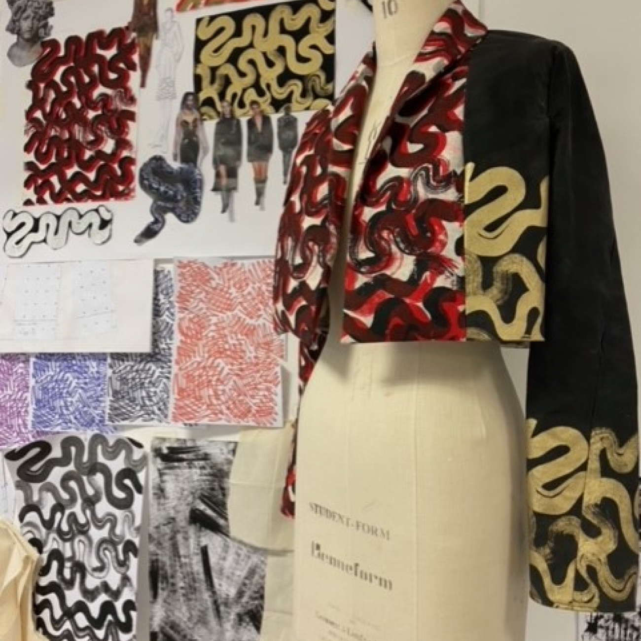 Fashion students create contemporary designs for the high street!