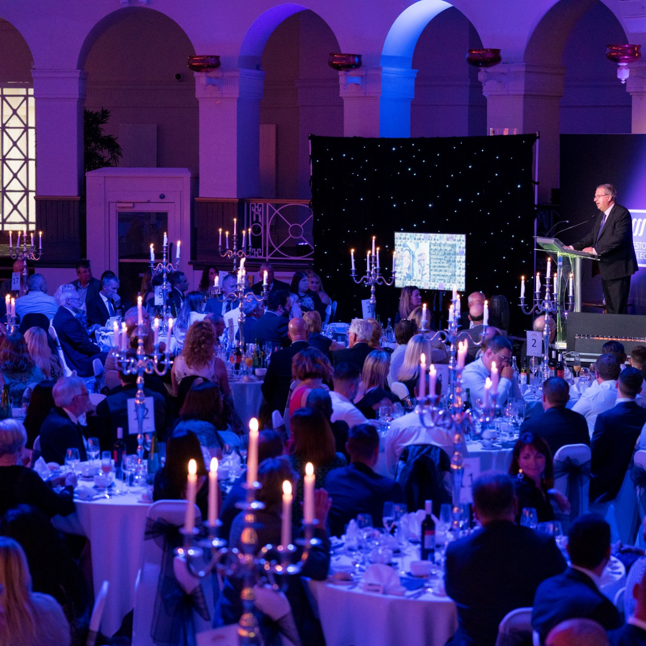 Business awards 2019 guests sat at tables
