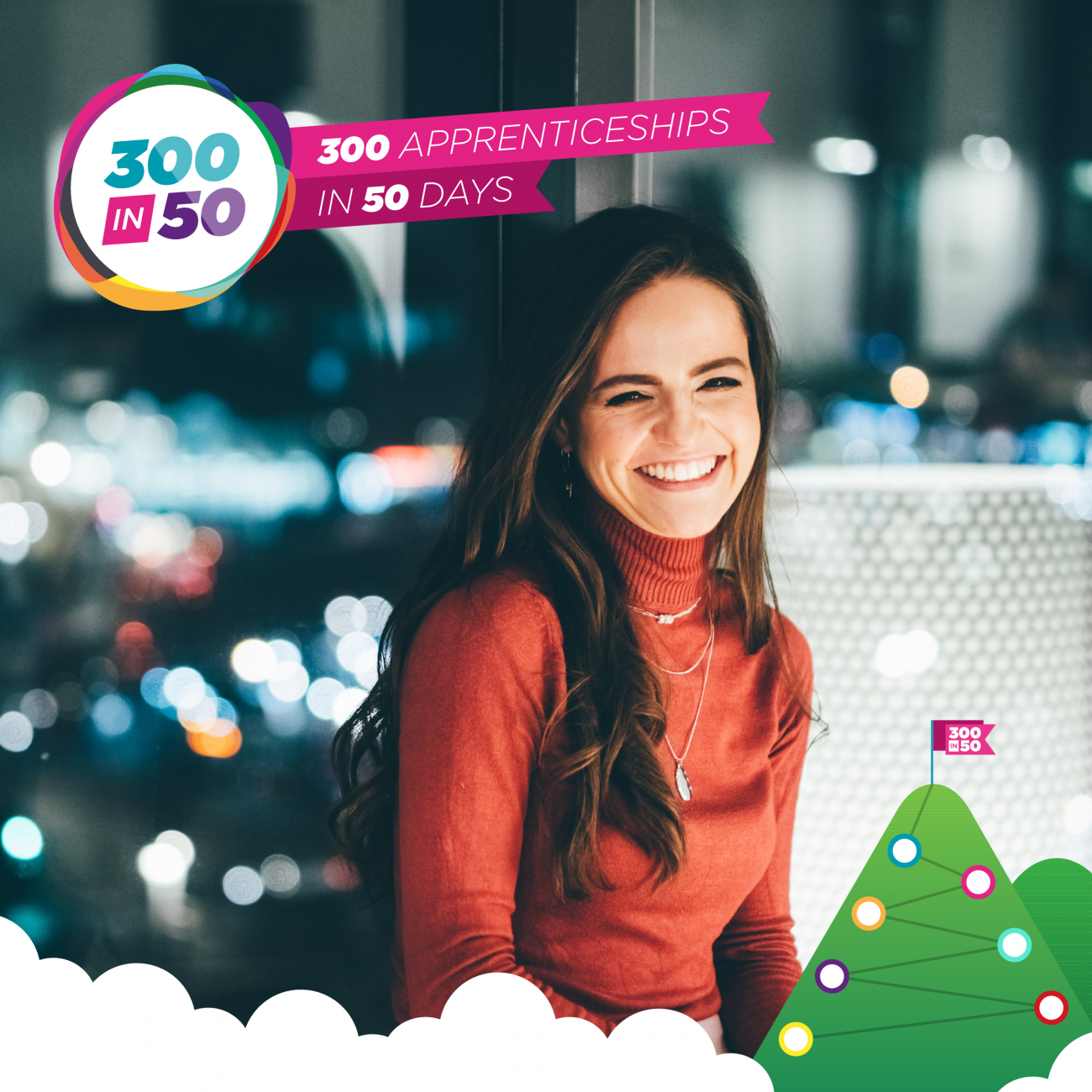 300 apprentices in 50 days graphic 