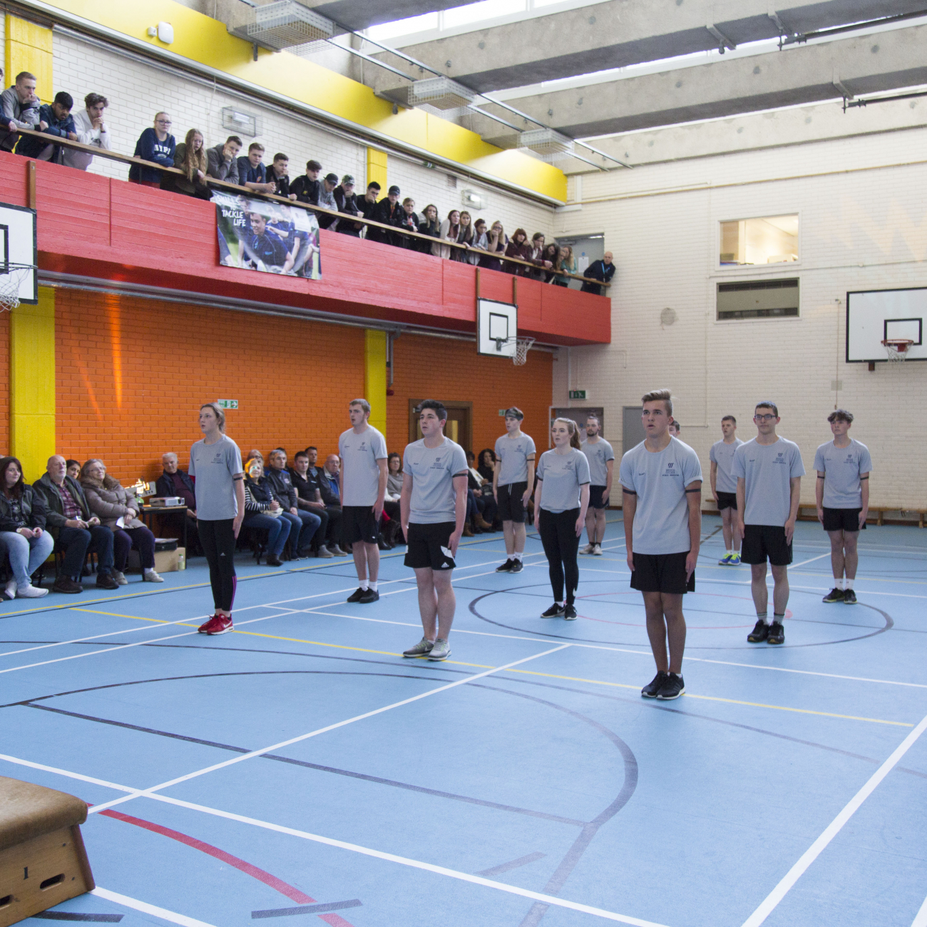 new soldiers perform passing out ceremony
