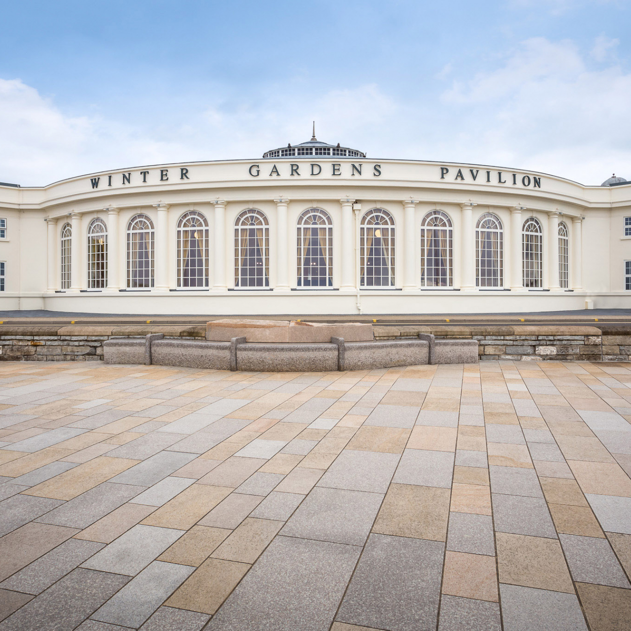 The front of the Winter Gardens
