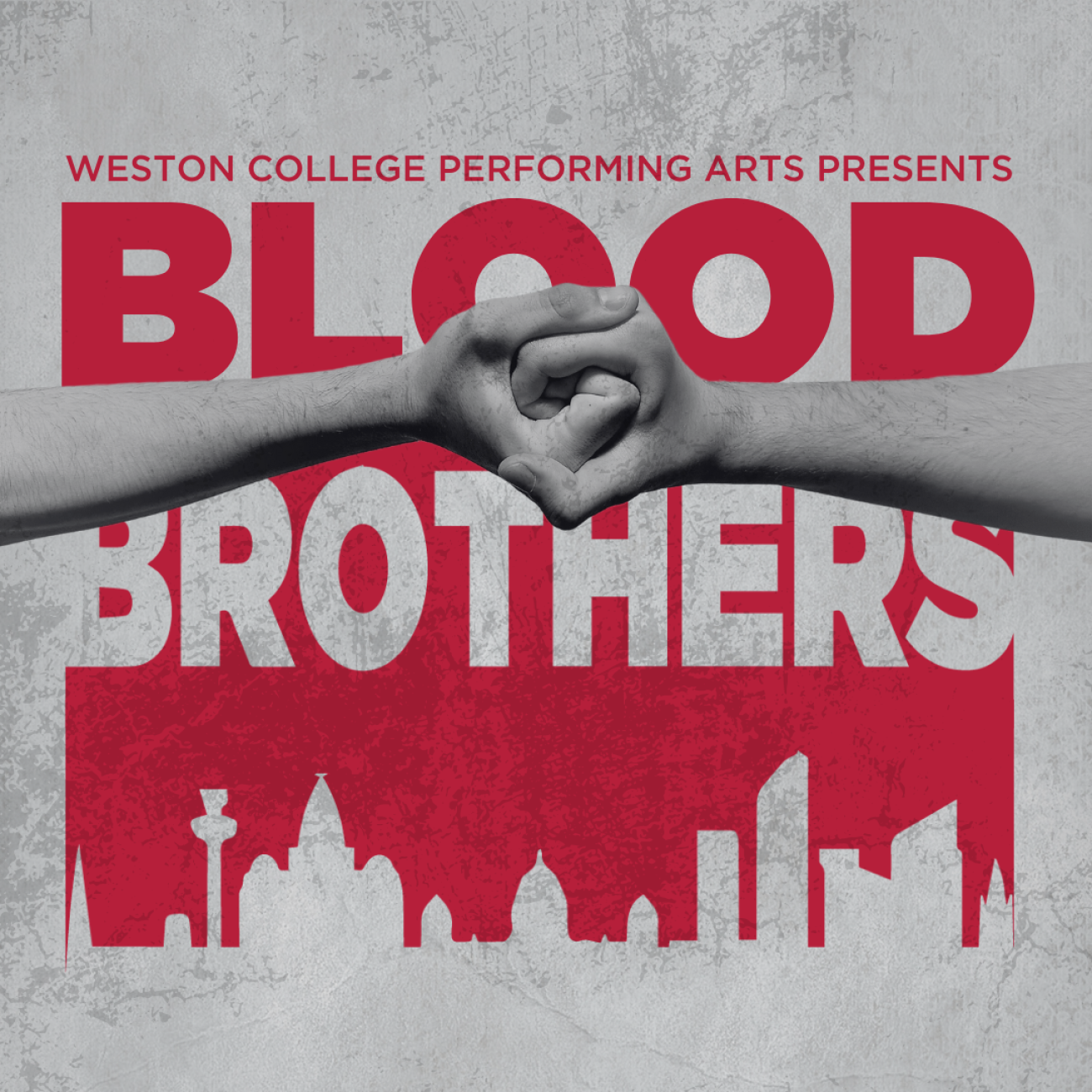 Performing Arts learners performing Blood Brothers at Blakehay Theatre