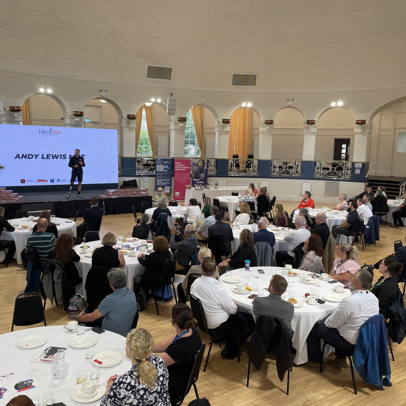 Andy Lewis presenting at NextGen