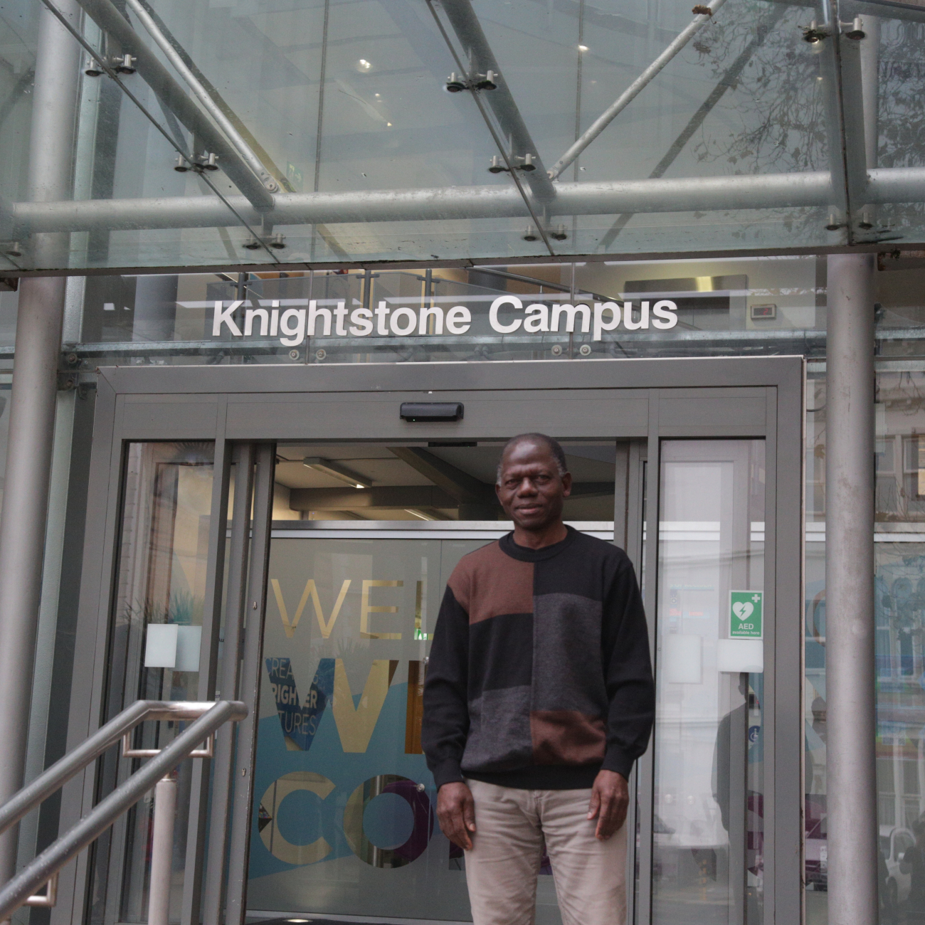 Bosang outside Knightstone campus