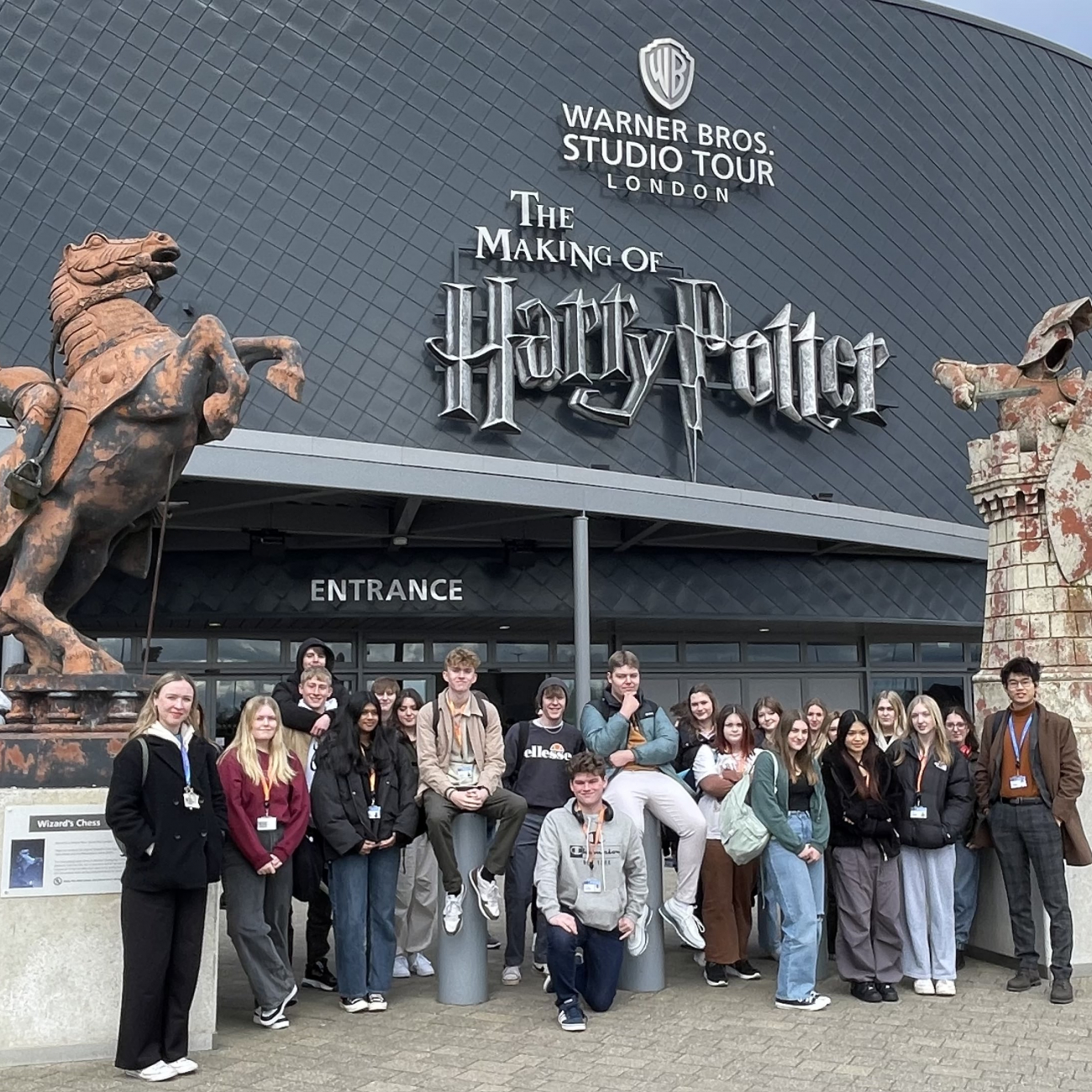 Students at Harry Potter World