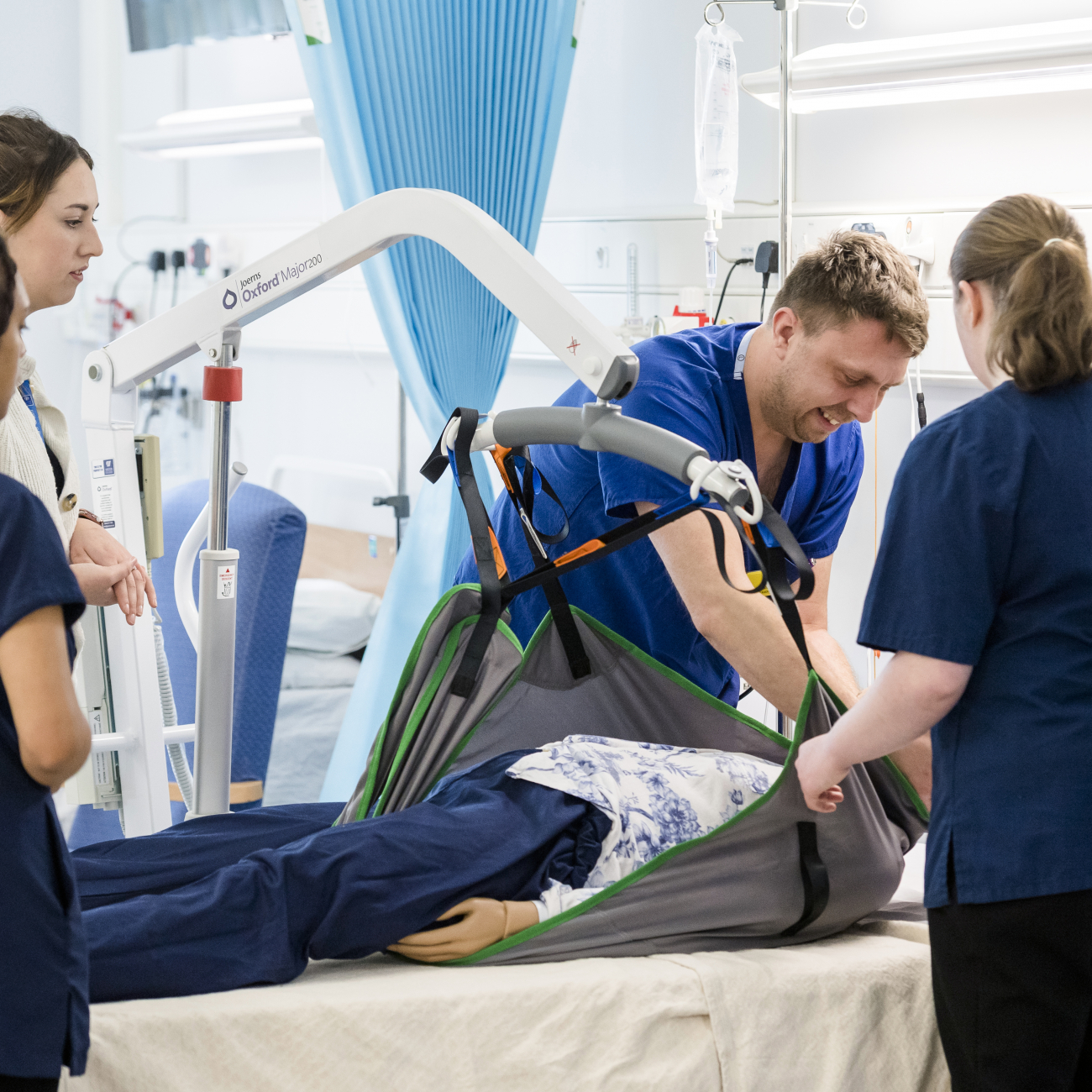 Group of nursing students