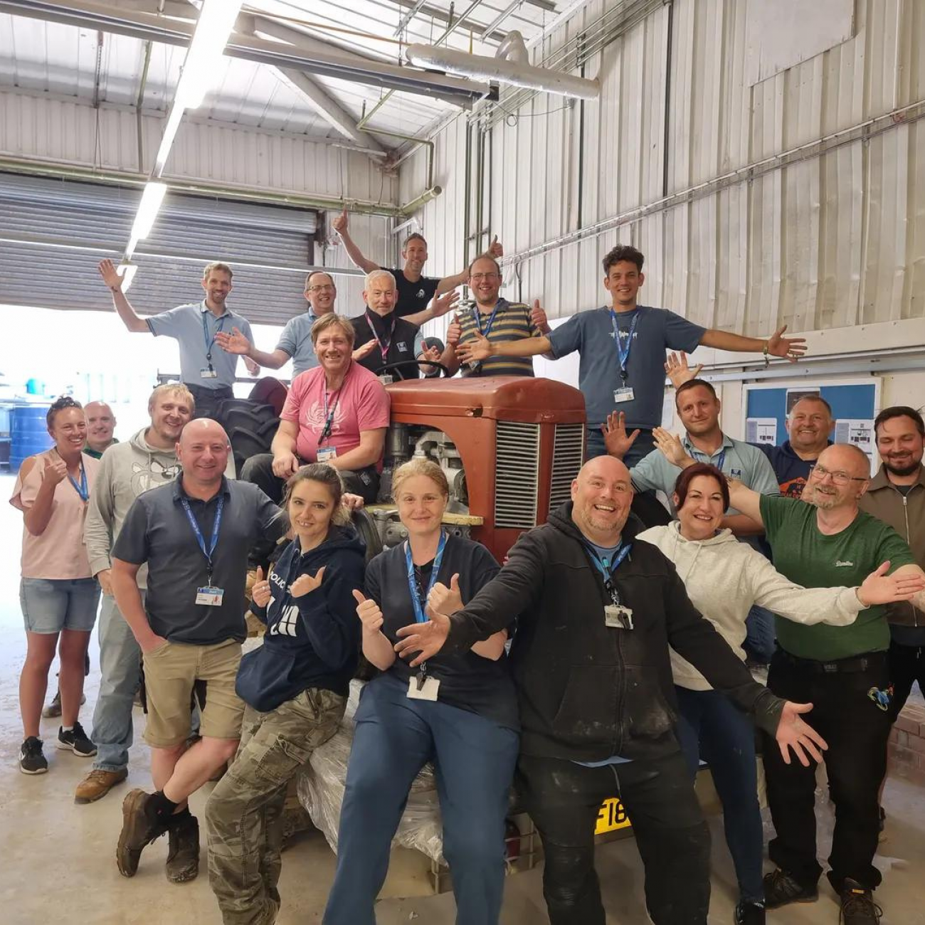 BACE team with Tractor