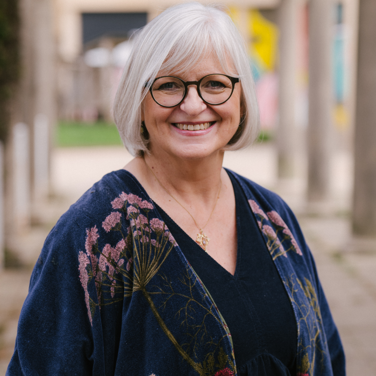 Jane Hadfield smiling at the camera