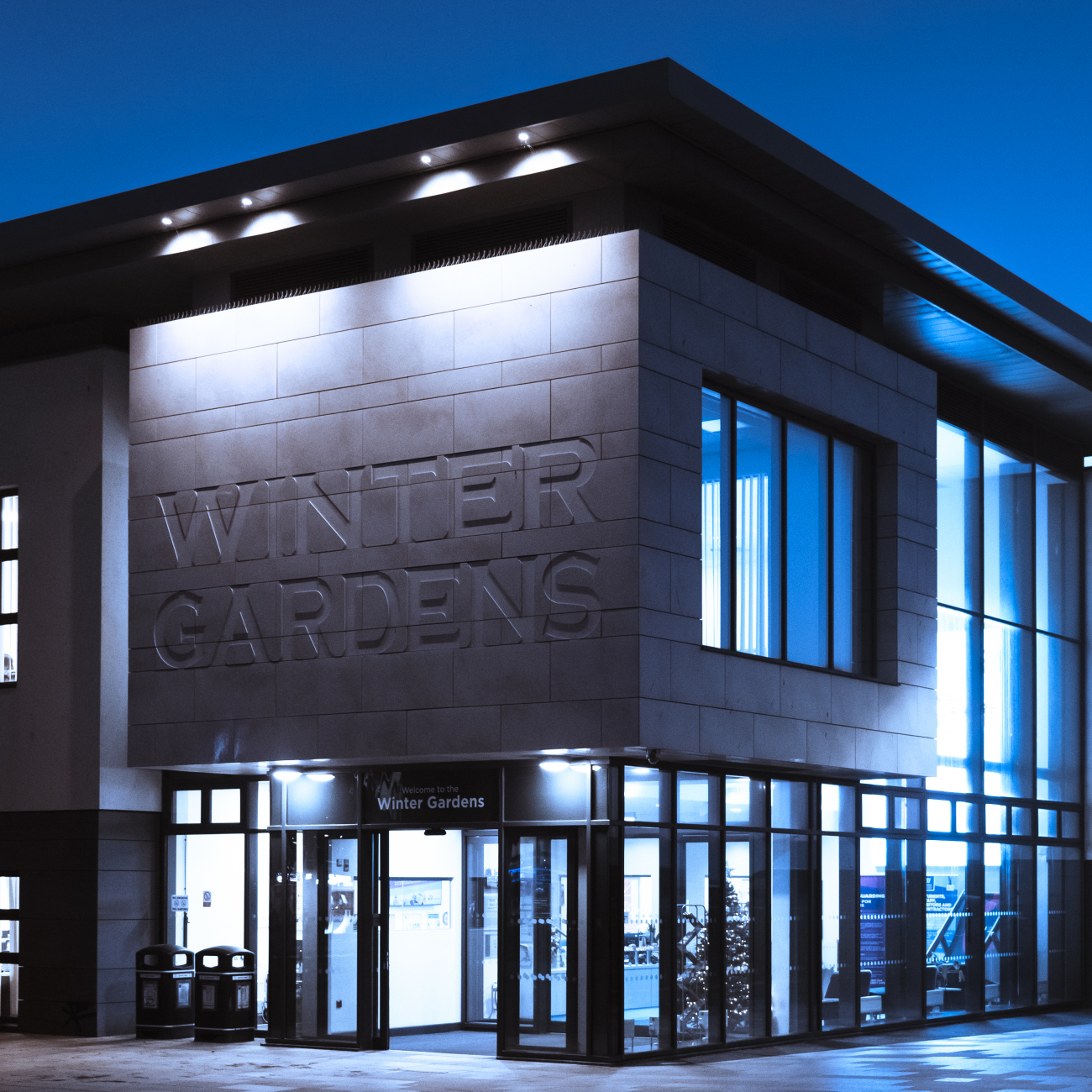 Winter Gardens lit up for National Light Up