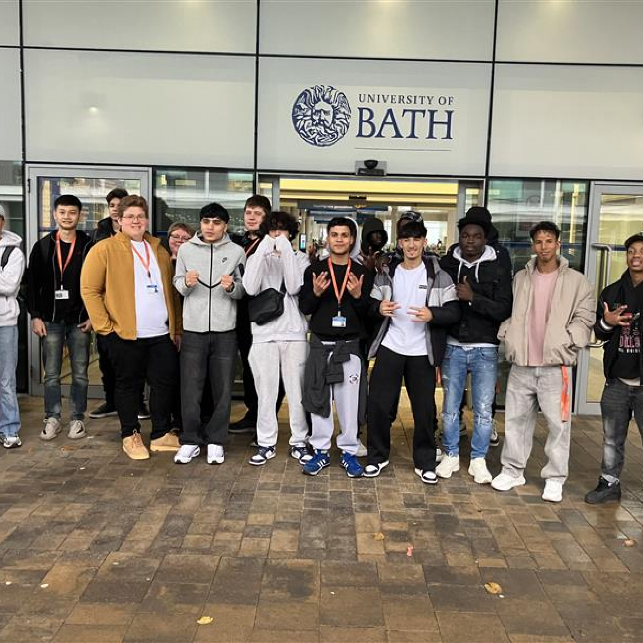 ESOL Learners Outside University of Bath