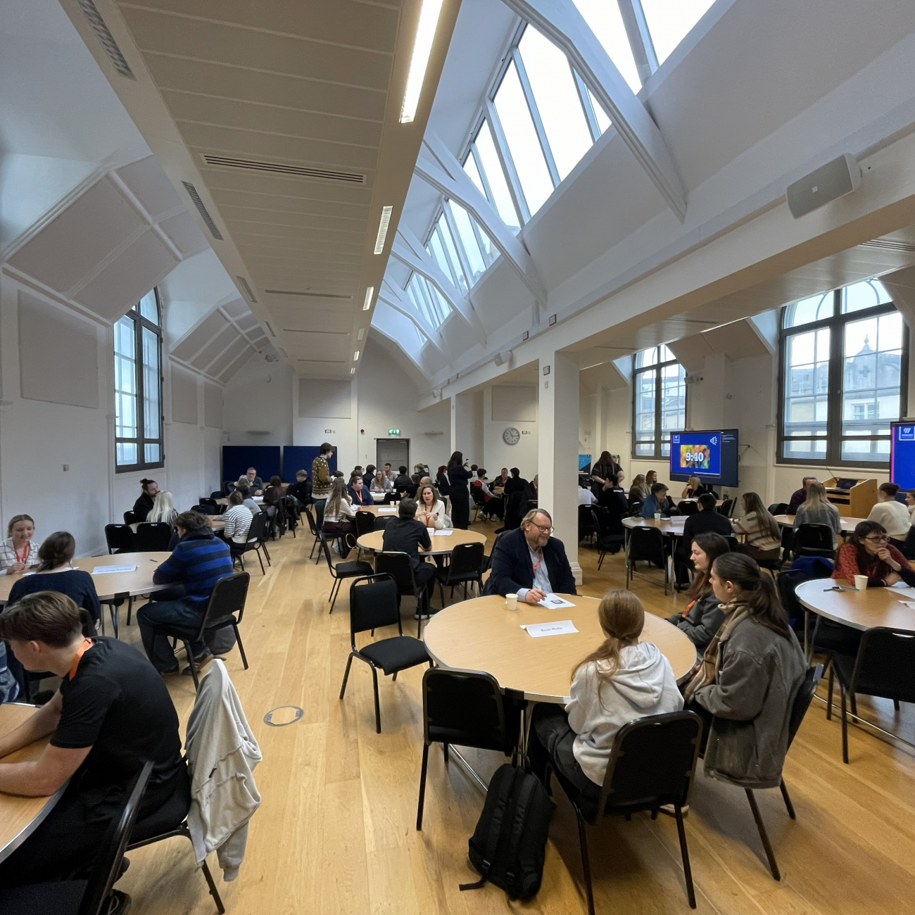 Learners engaging with employers