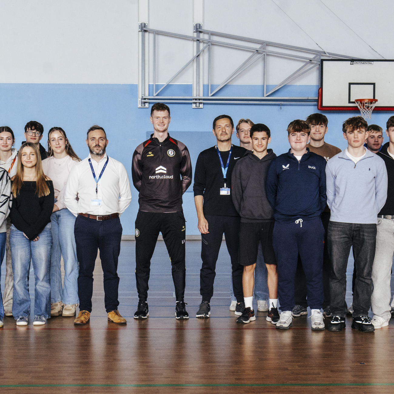 Sport Learners Stood with Luke