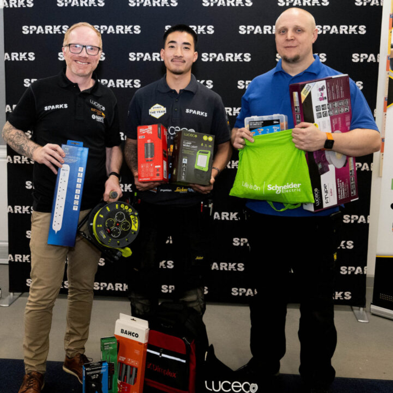 Marcus Winning award at SPARKS Competition