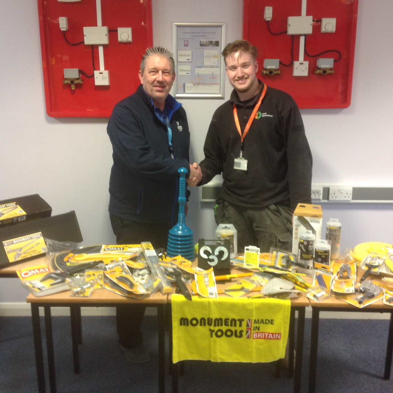 Jack winning many monument tools