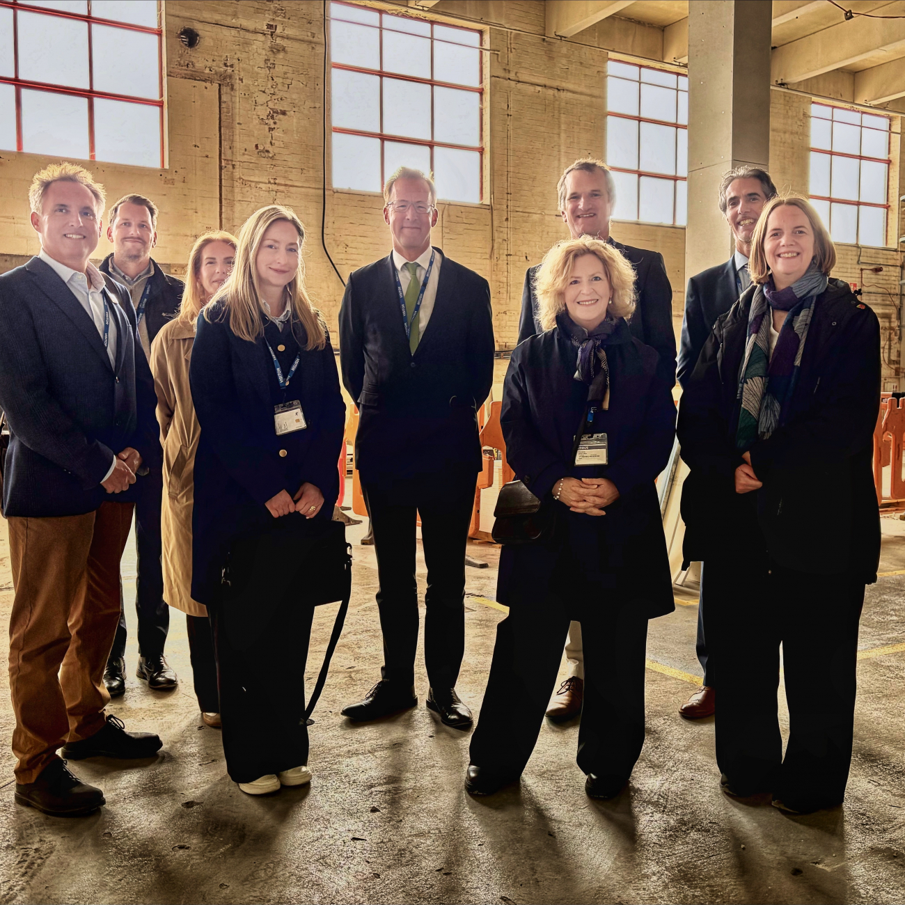 Staff at Aerospace Academy Building