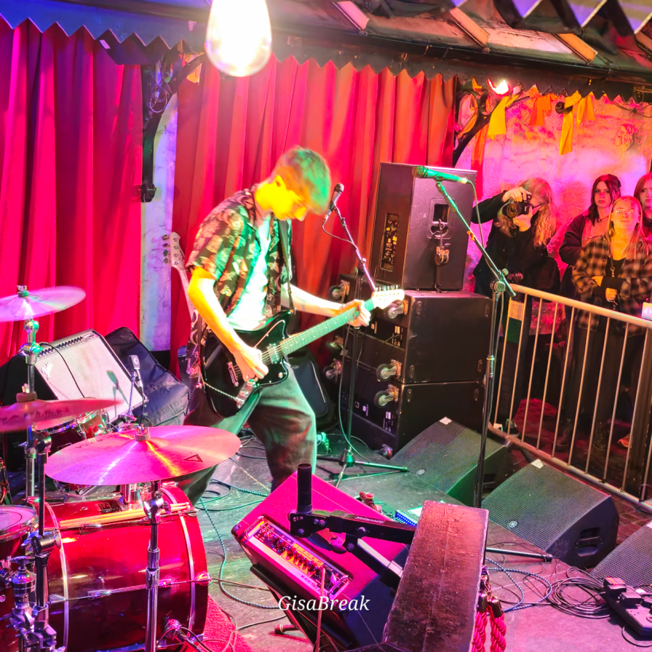 Student band performing at the Brit Bar