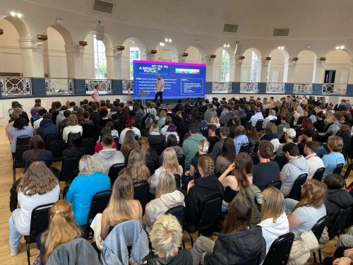 Deputy Principals, Gary and Ben, outlining the expectations and policies at Weston College