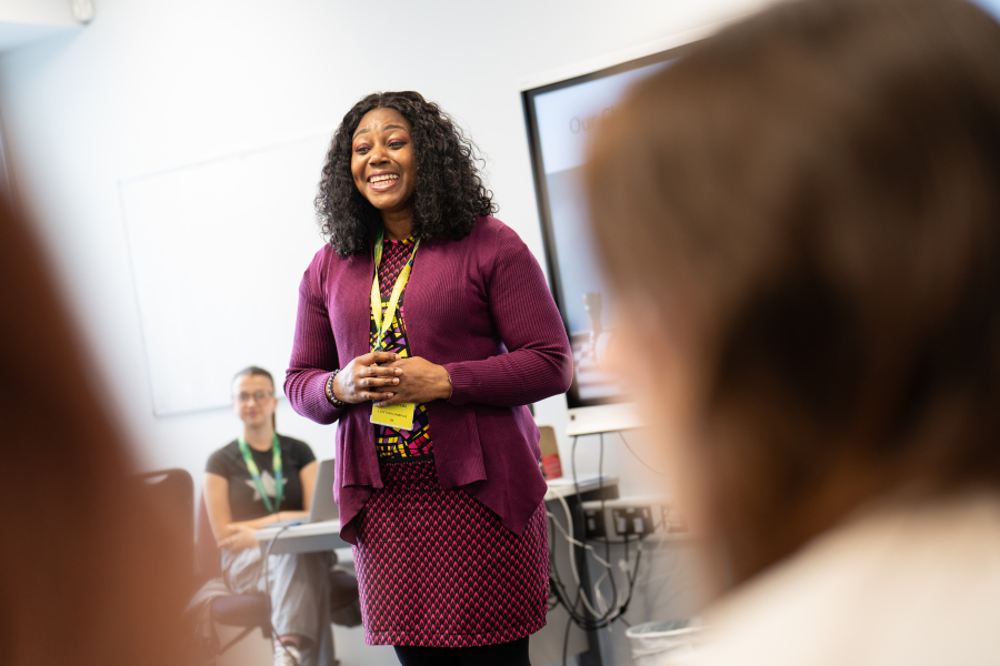 Adaku in her guest lecture